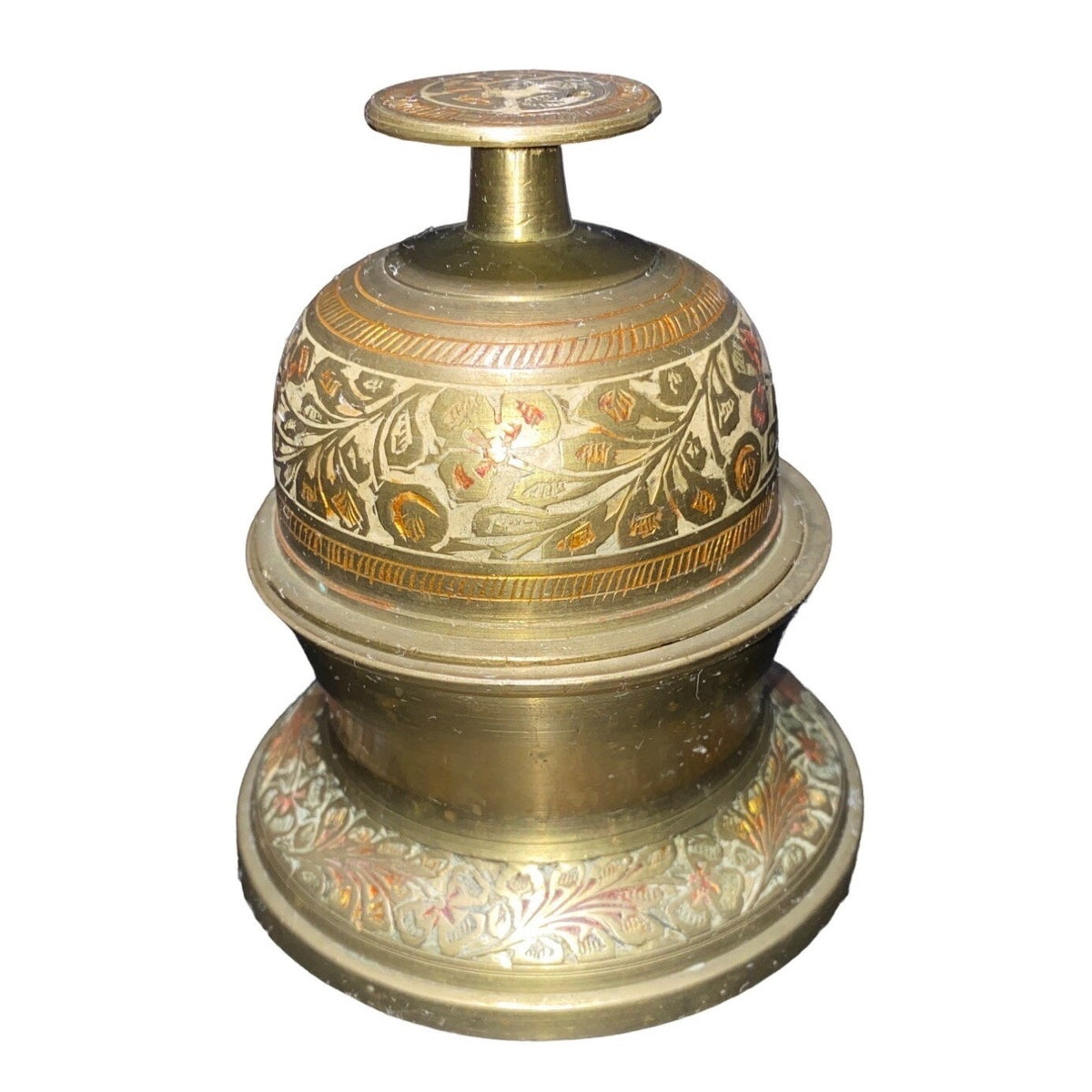 Lot of 3 Vintage Brass Indian Elephant Claw Bell Chinese Tripod Incense Burner Incense Bowl Ashtray