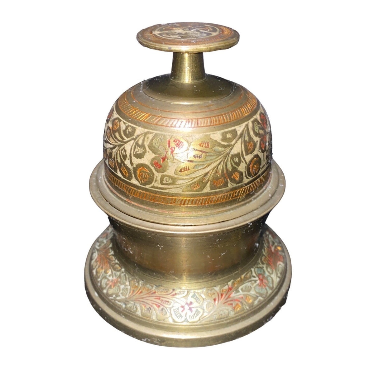 Lot of 3 Vintage Brass Indian Elephant Claw Bell Chinese Tripod Incense Burner Incense Bowl Ashtray