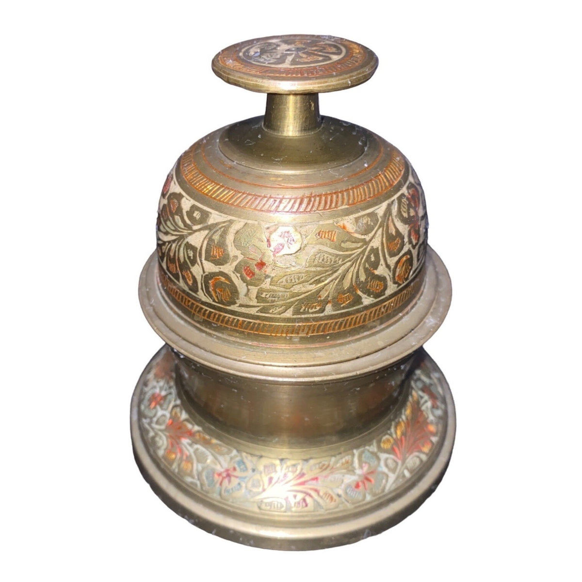 Lot of 3 Vintage Brass Indian Elephant Claw Bell Chinese Tripod Incense Burner Incense Bowl Ashtray