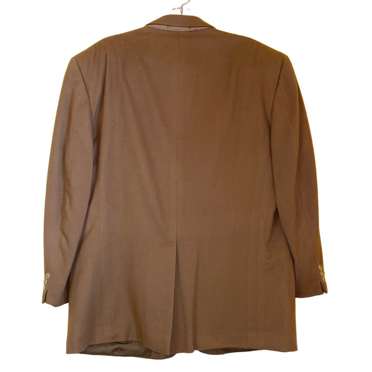 Ermenegildo Zegna Mens Vintage Brown Wool Blazer Wilkes Bashford San Francisco 2-Button Jacket