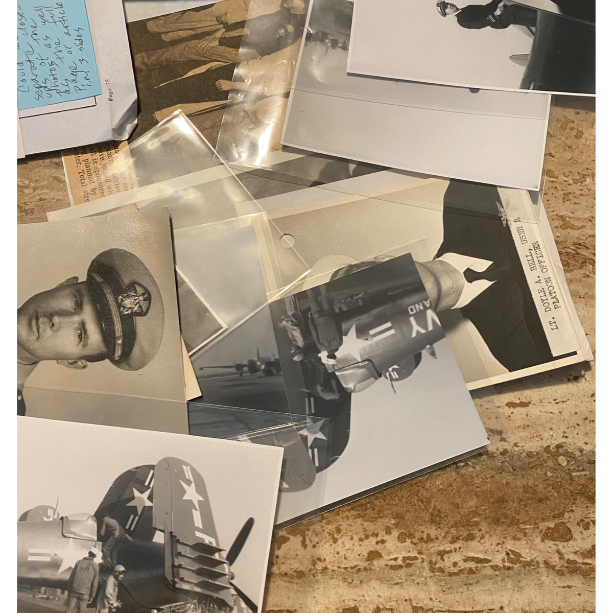 World War II Era Navy Photos & Newspaper Clippings Collection