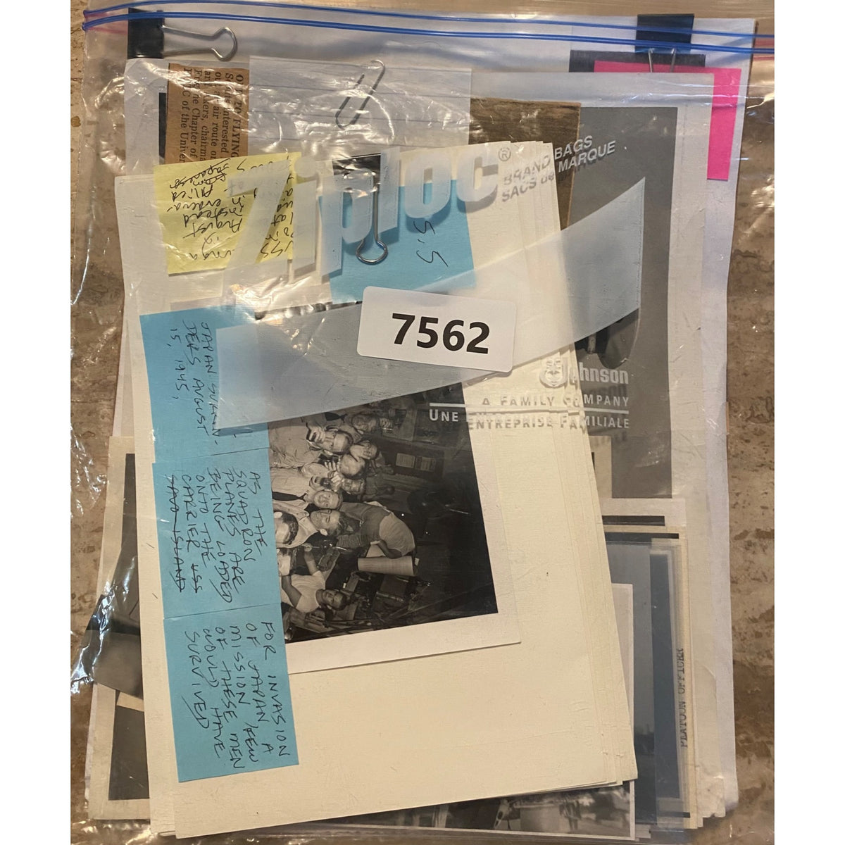 World War II Era Navy Photos & Newspaper Clippings Collection