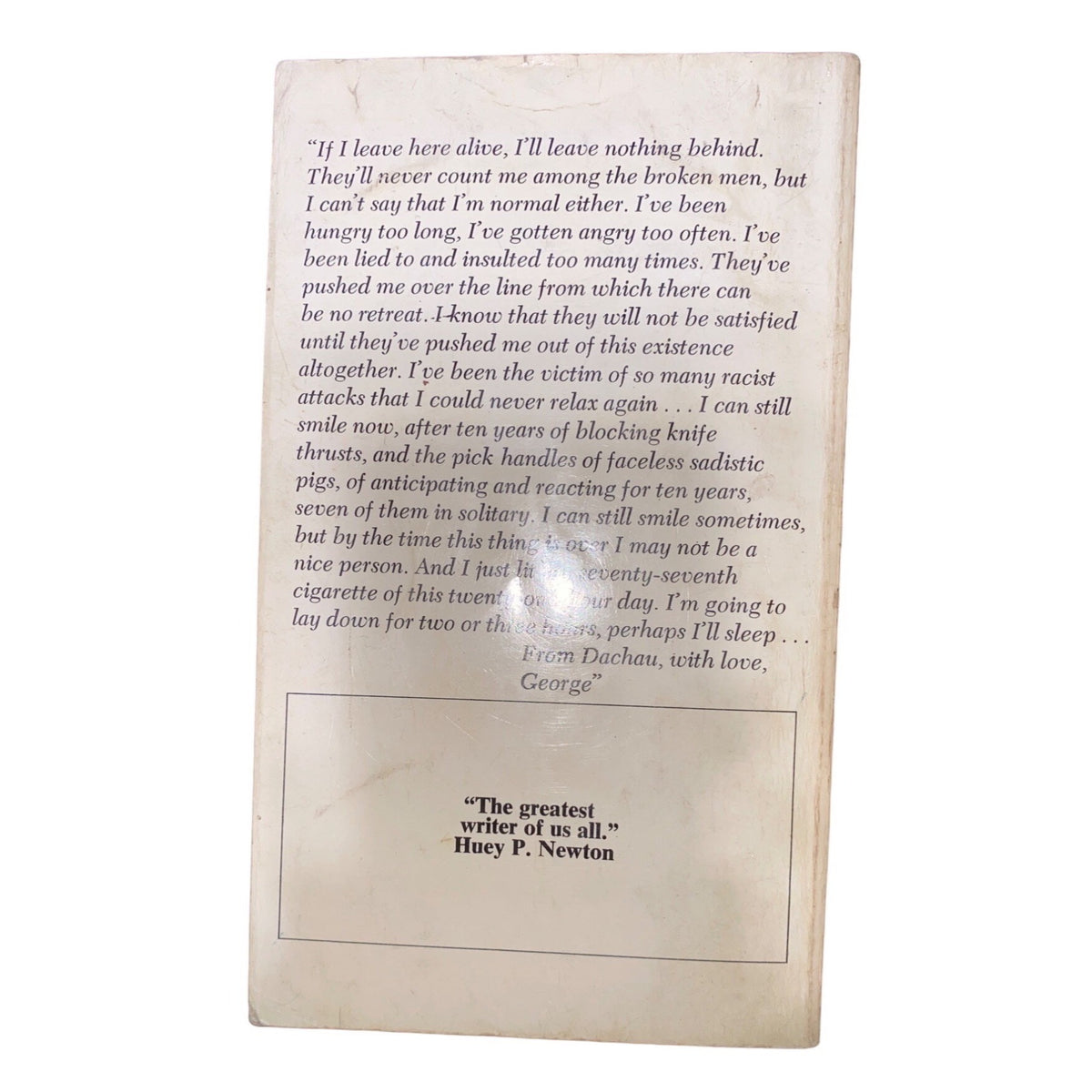 Soledad Brother: The Prison Letters Of George Jackson Paperback Book