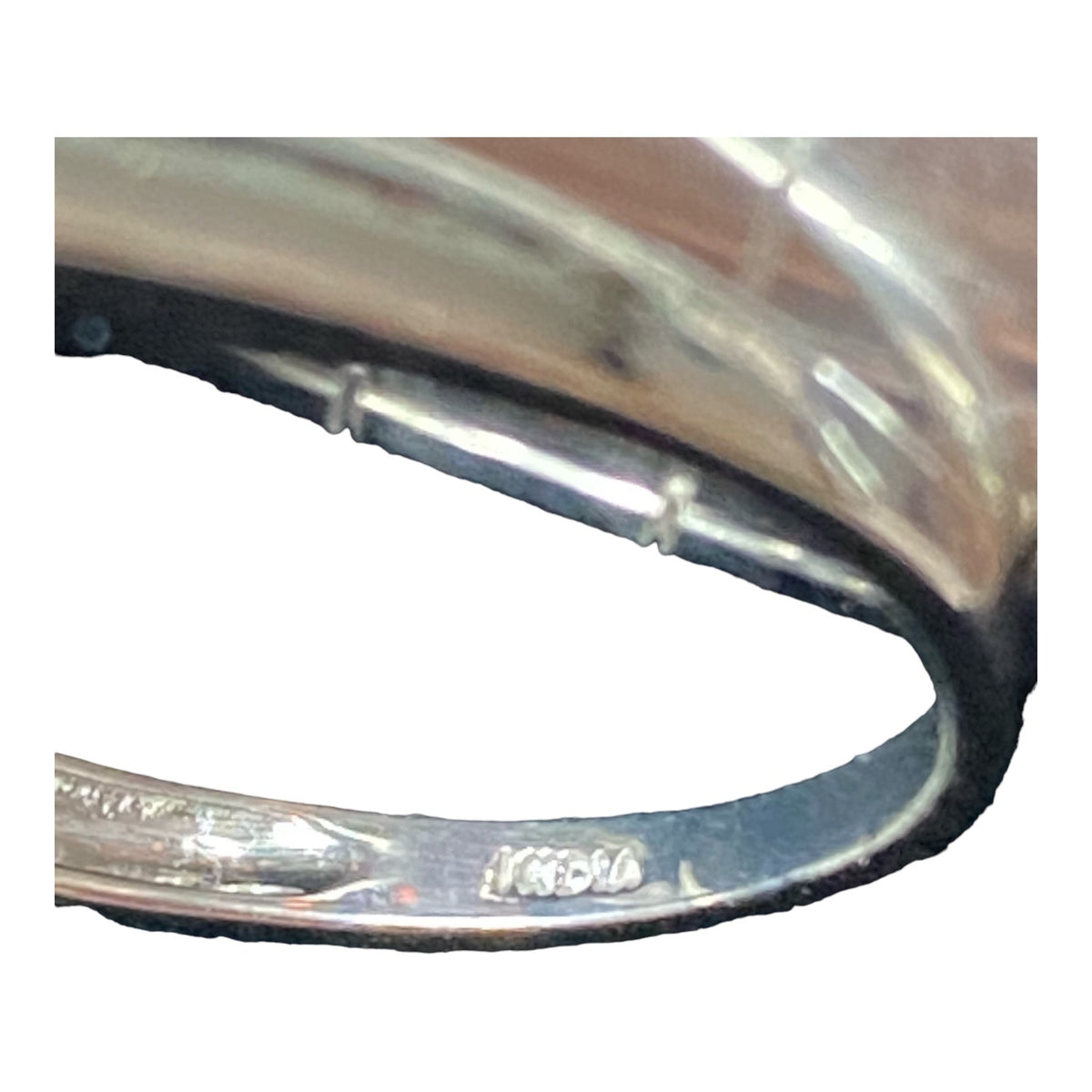 Garnet Size 9 Ring 5 Oval Stones 9 Carats Jewelry Sterling Silver Stamped 925