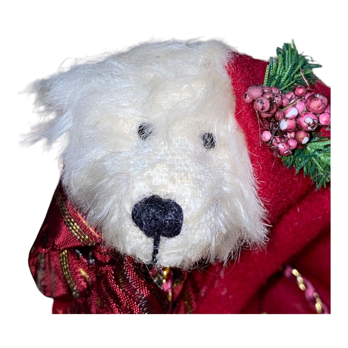 By Debs Bears "Little Elf" Teddy Bear With Brass Horn