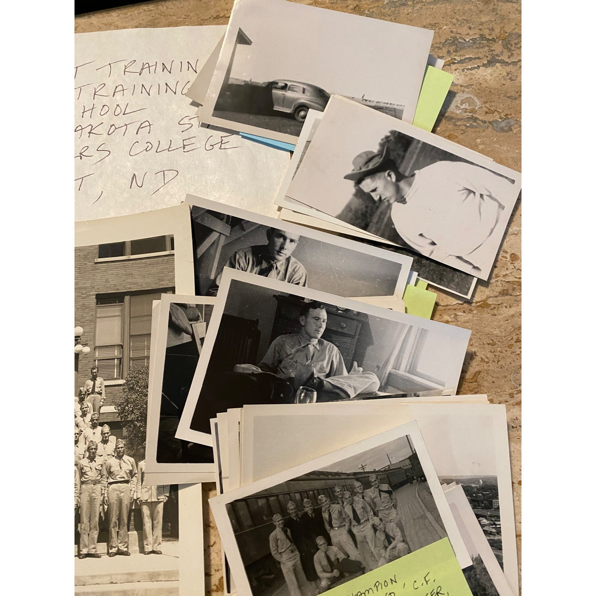 Vintage Military Flight Training Photos North Dakota State Teachers College Minot ND WWII Era Collection