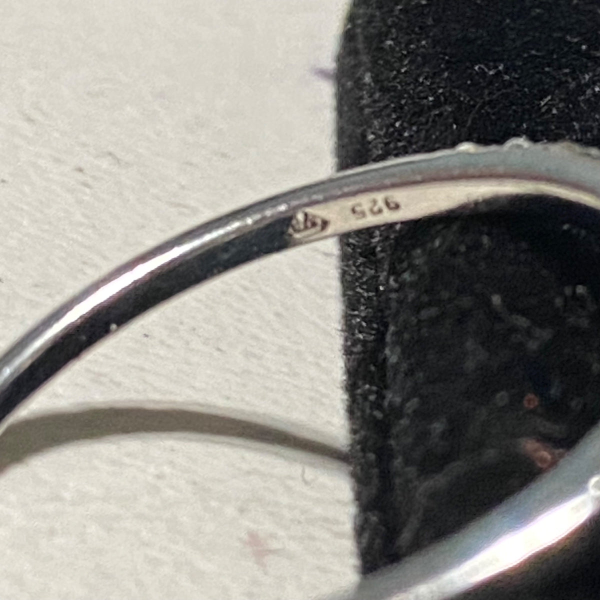 Ring Blue Topaz White Spinel Size 9.75 4.2 Ct. Approx. Total Sterling Silver Stamped 925