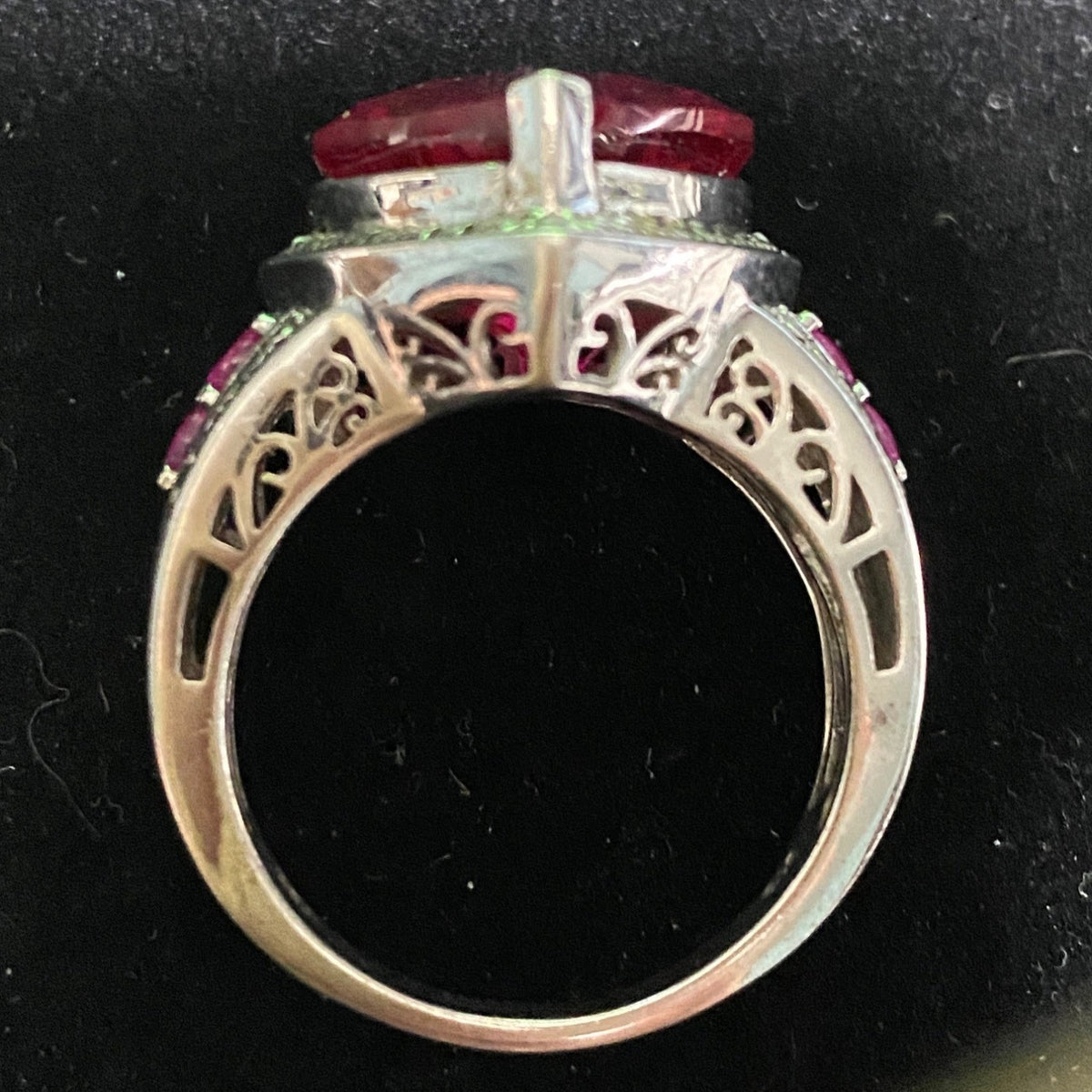 Ring Topaz Size 10 5.818 Carats STS Jewelry Sterling Silver 925