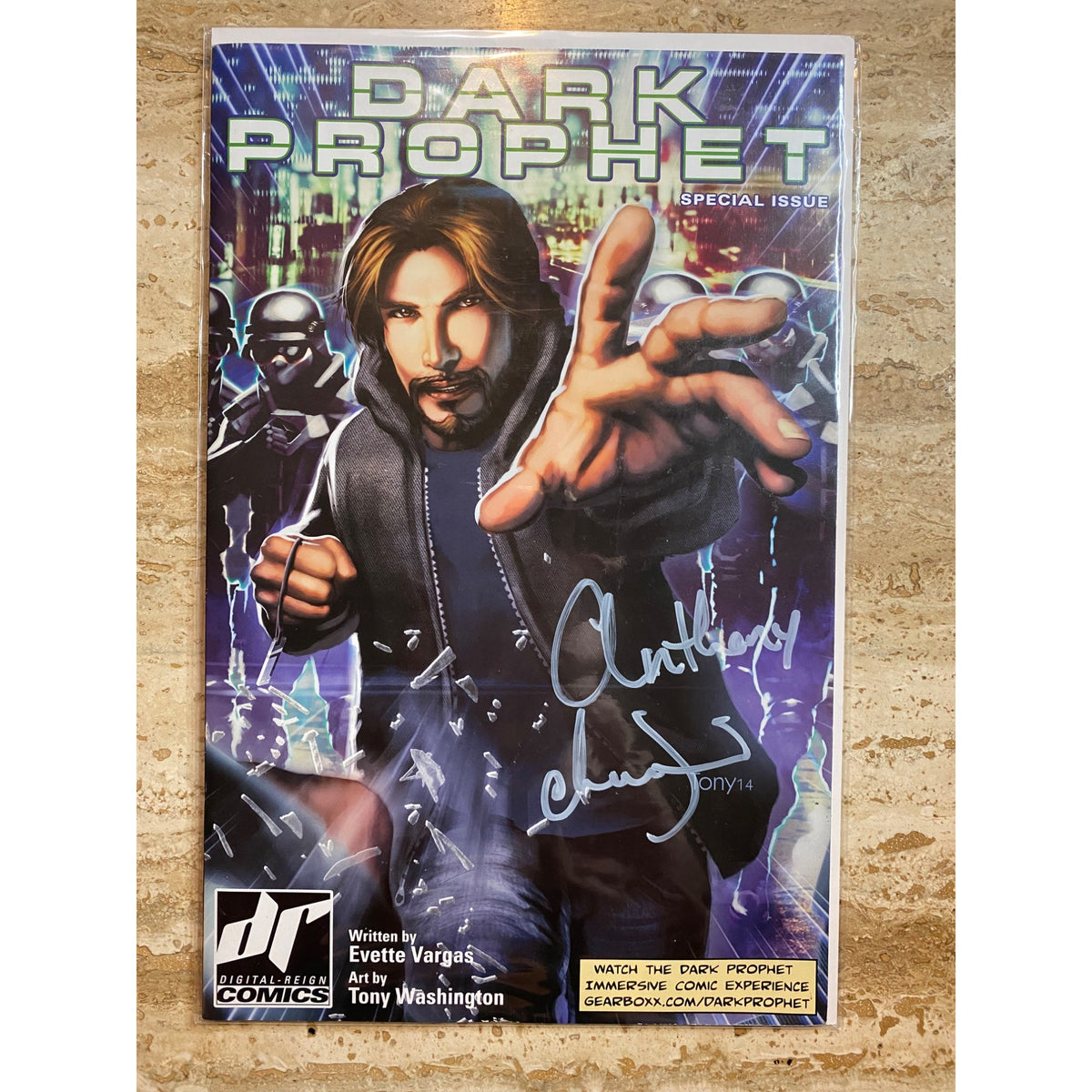 Dark Prophet Signed Special Issue Comic By Anthony Washington 2024 Eisner Award Winner and NYT Bestseller