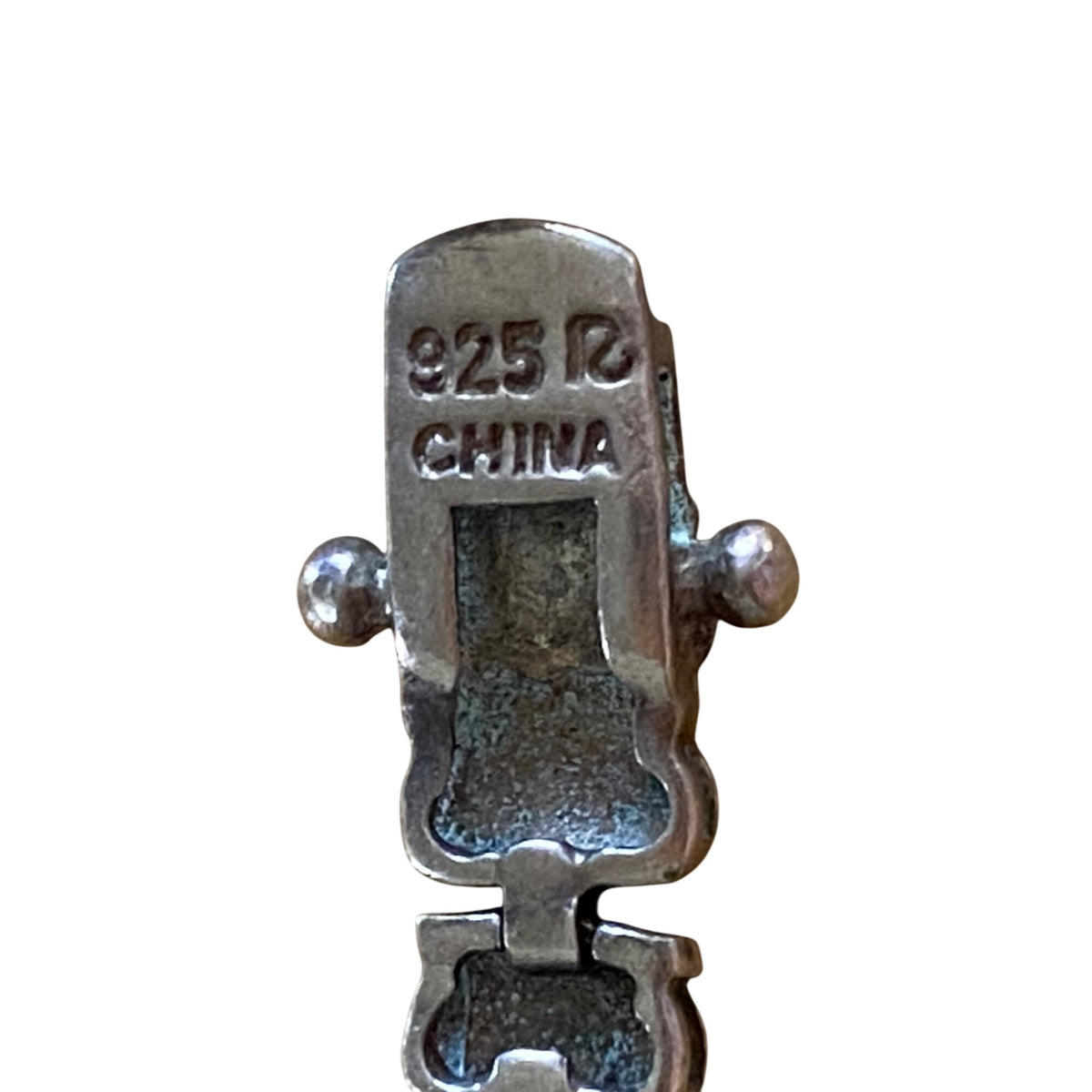 Vintage 925 Sterling Silver Bracelet With Intricate Link Design & Secure Clasp