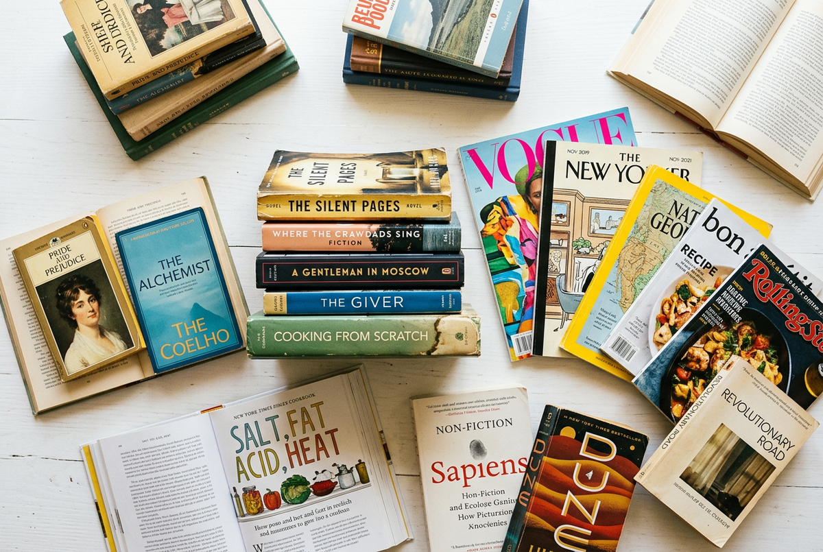 BOOKS AND MAGAZINES