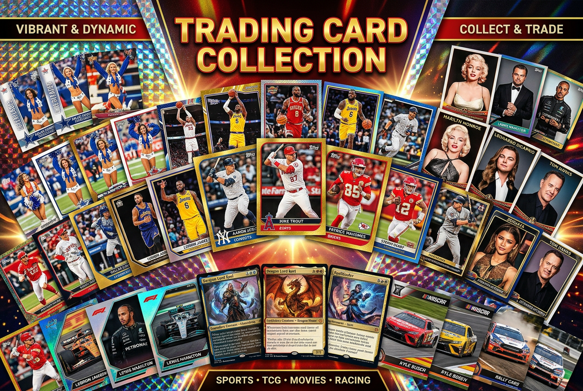 TRADING CARDS (SPORTS, TCG & MORE)
