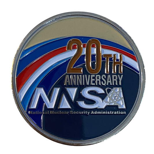 20th Anniversary NNSA Commemorative Coin National Nuclear Security Administration Government Sales Co.