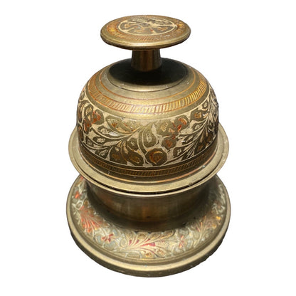Lot of 3 Vintage Brass Indian Elephant Claw Bell Chinese Tripod Incense Burner Incense Bowl Ashtray