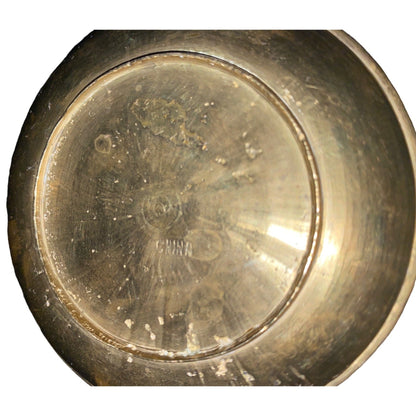 Lot of 3 Vintage Brass Indian Elephant Claw Bell Chinese Tripod Incense Burner Incense Bowl Ashtray