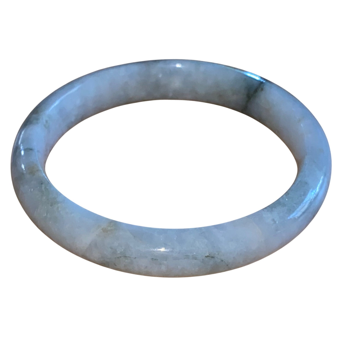 Jadeite Bangle Bracelet Grade A Natural Green Hues Polished Finish Elegant Design Timeless Style For Jewelry Enthusiasts
