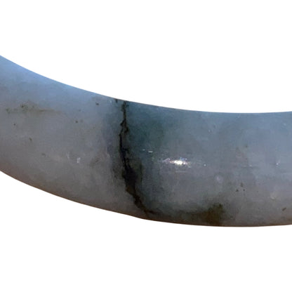 Jadeite Bangle Bracelet Grade A Natural Green Hues Polished Finish Elegant Design Timeless Style For Jewelry Enthusiasts