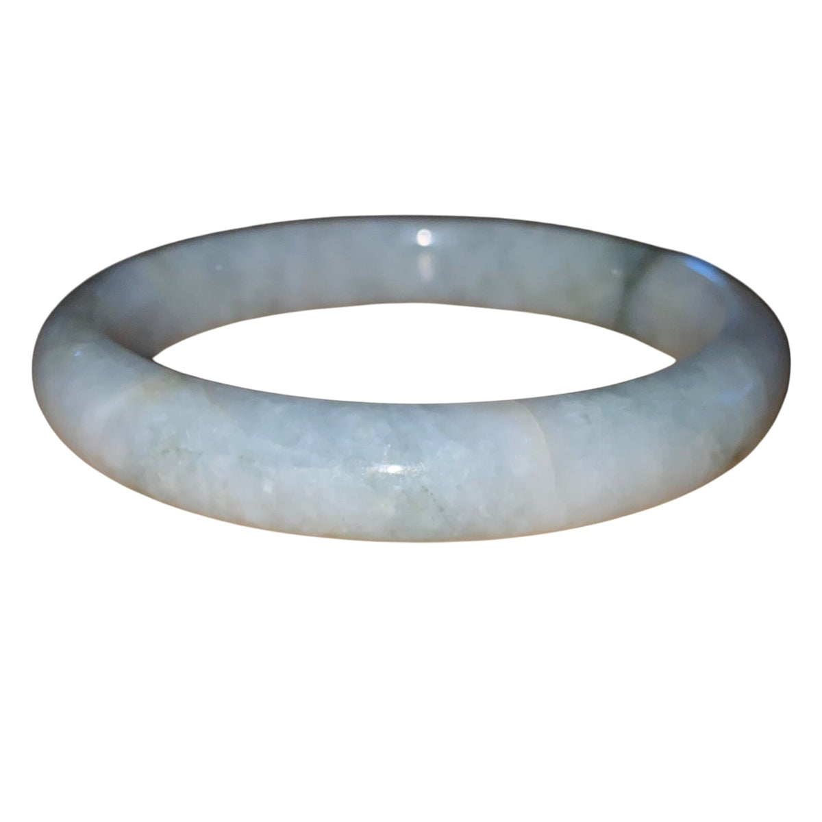 Jadeite Bangle Bracelet Grade A Natural Green Hues Polished Finish Elegant Design Timeless Style For Jewelry Enthusiasts
