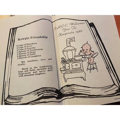 Kewpiesta 1986 Ephemera Collection With Katalog & Menu