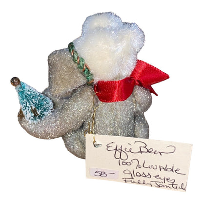 EffieBear Collectible Plush Teddy Bear Ornament