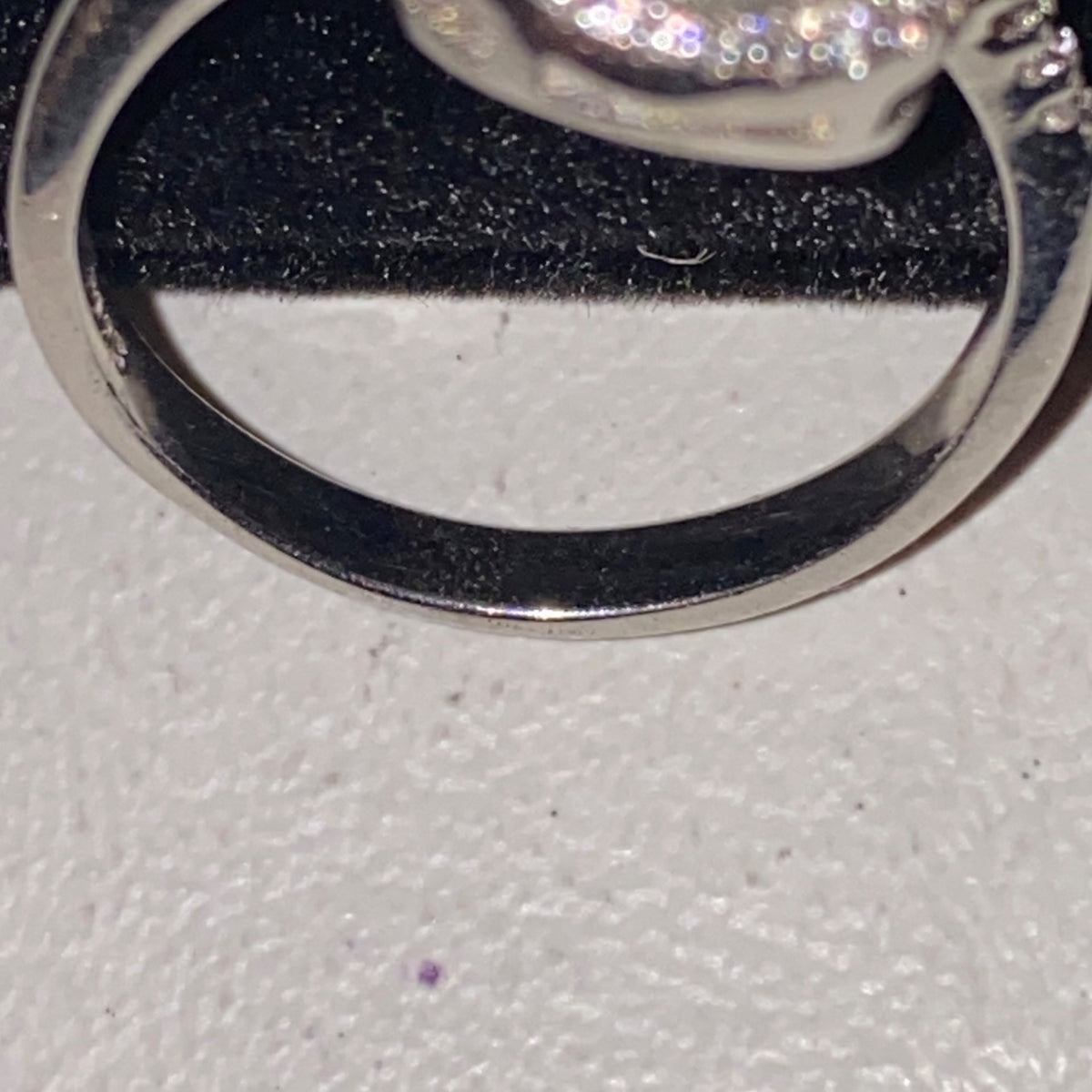Ring Tourmaline Size 8 Pear-Shaped Tourmaline Stone 10mm x 8mm 38 CZ Cubic Zirconia 1mm x 1mm Sterling Silver Stamped 925