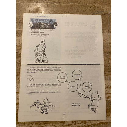 The Bonniebrook News Vintage Newsletters Spring & Summer 1988 Collection