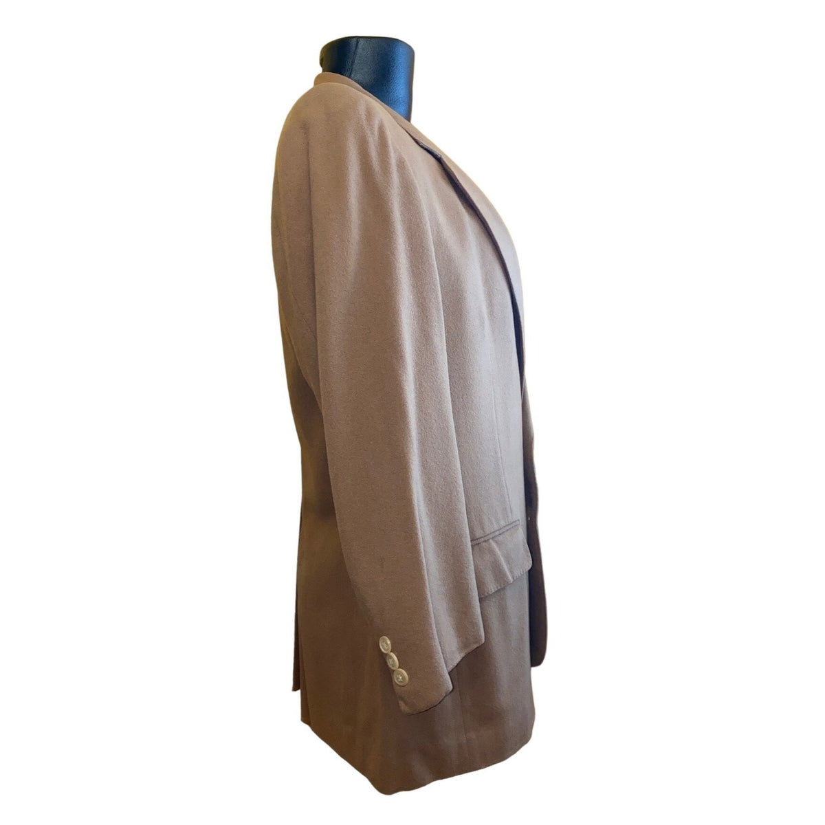 Ermenegildo Zegna Mens Vintage Brown Wool Blazer Wilkes Bashford San Francisco 2-Button Jacket