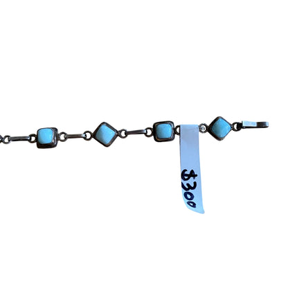 Sterling Silver 925 Turquoise Bracelet