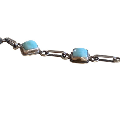 Sterling Silver 925 Turquoise Bracelet