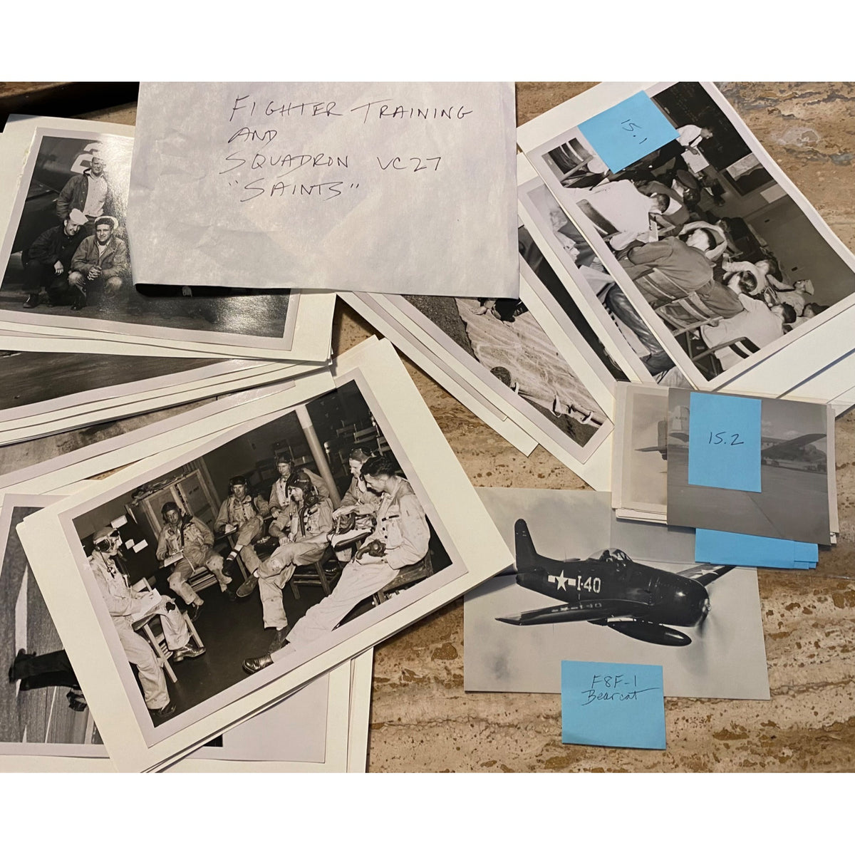 Vintage VC-27 Fighter Squadron "Saints" Photo Collection
