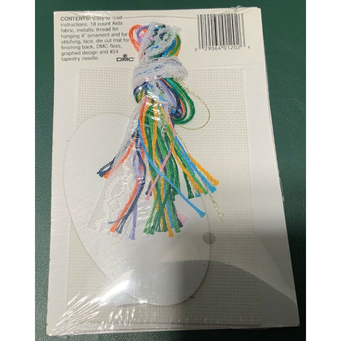 Lace Ornament Cross-Stitch Kit "1202 Church" By Designs For The Needle With Thread Aida Fabric & Instructions