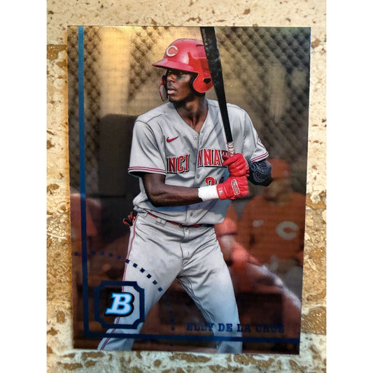 Elly De La Cruz #BHPC-104 Cincinnati Reds Bowman Chrome Baseball Card