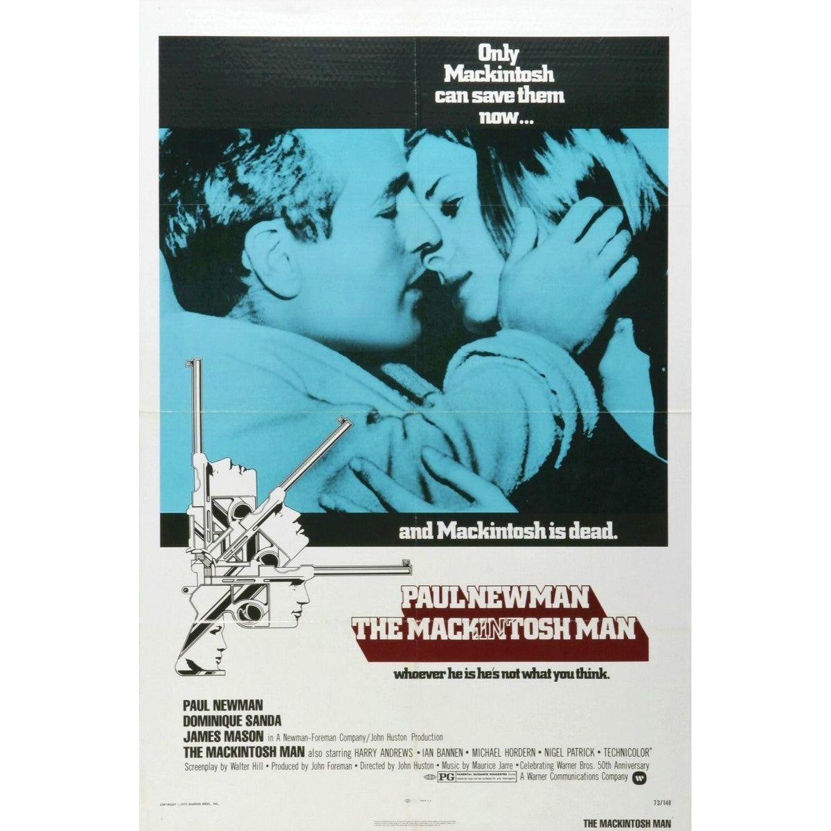 16mm The Mackintosh Man Film 10.5" Reel Warner Bros 1973 PG Vintage