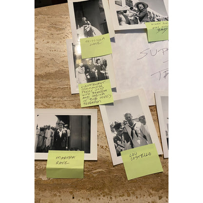 Hollywood USO Tour Photos WWII Era Stars Support the Troops Vintage Black & White