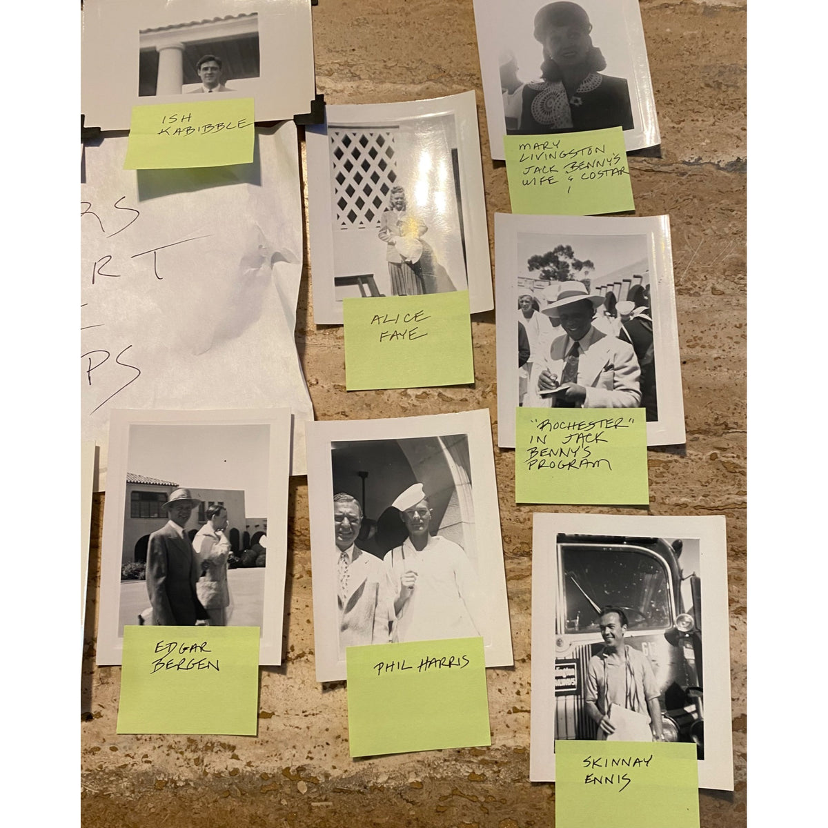 Hollywood USO Tour Photos WWII Era Stars Support the Troops Vintage Black & White