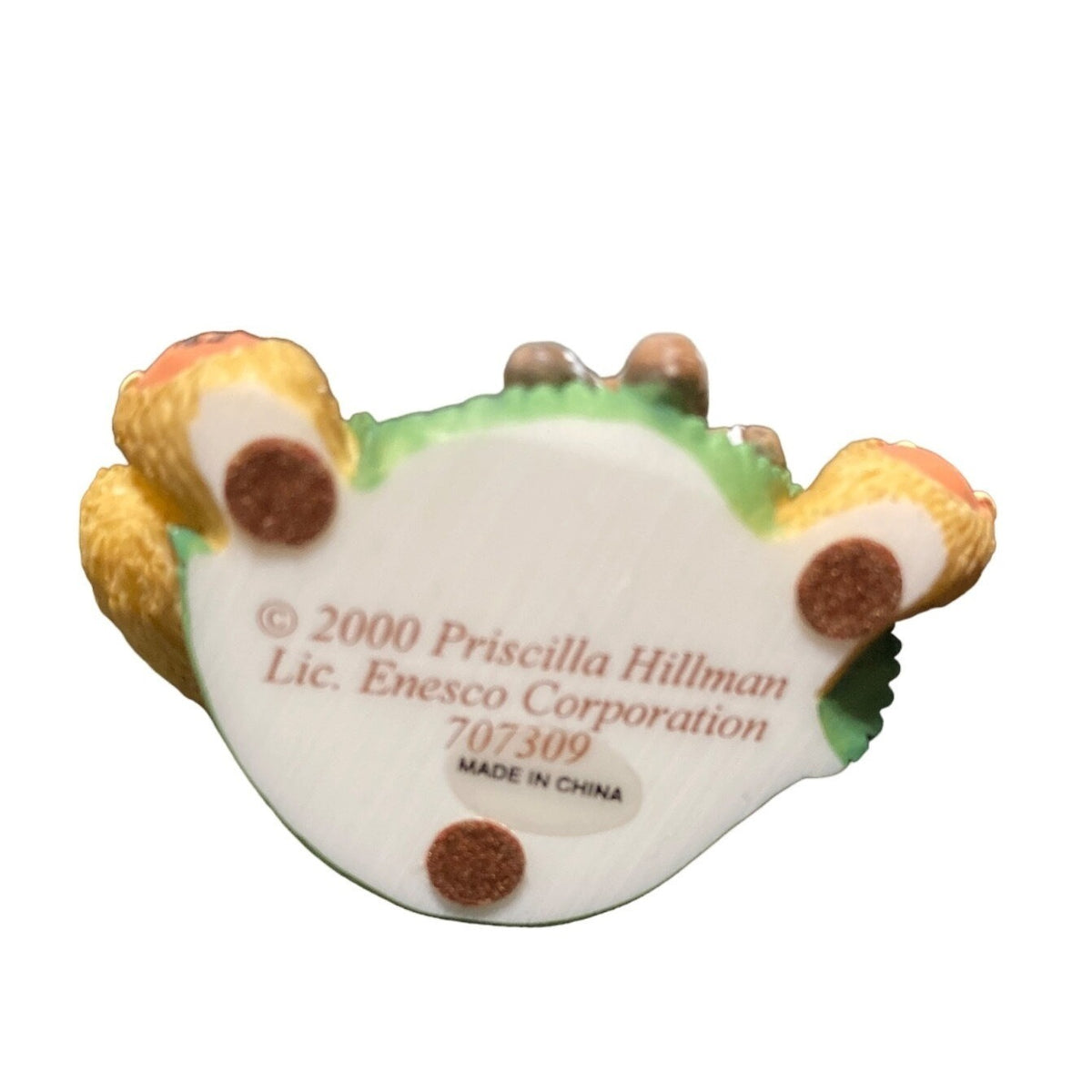 Cherished Teddies Girl With Gingerbread Doll Figurine 2000 Enesco Priscilla Hillman 707309 Ceramic Collectible
