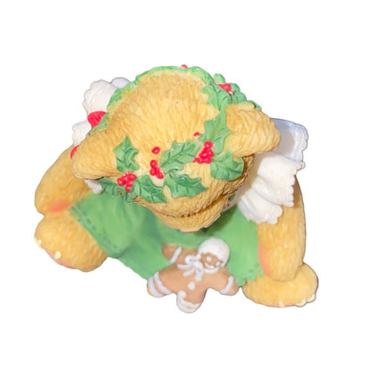Cherished Teddies Girl With Gingerbread Doll Figurine 2000 Enesco Priscilla Hillman 707309 Ceramic Collectible