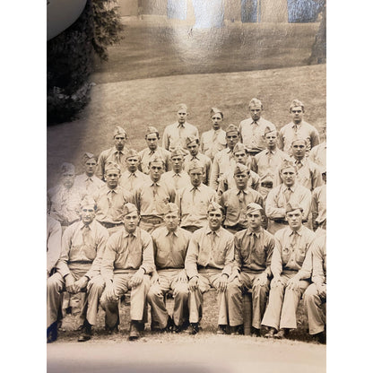Vintage WWII Era Military Cadet Photos St. Olaf College Northfield MN 1943 Aviation Cadet Training Group