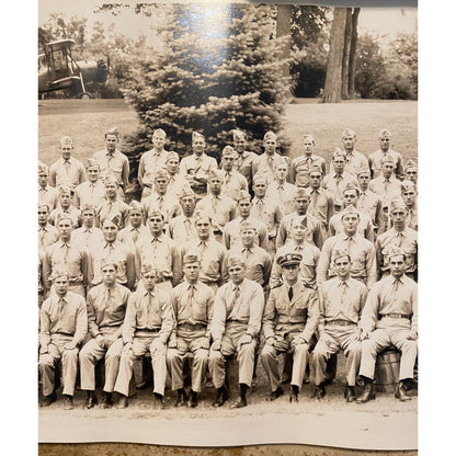 Vintage WWII Era Military Cadet Photos St. Olaf College Northfield MN 1943 Aviation Cadet Training Group