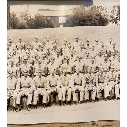 Vintage WWII Era Military Cadet Photos St. Olaf College Northfield MN 1943 Aviation Cadet Training Group