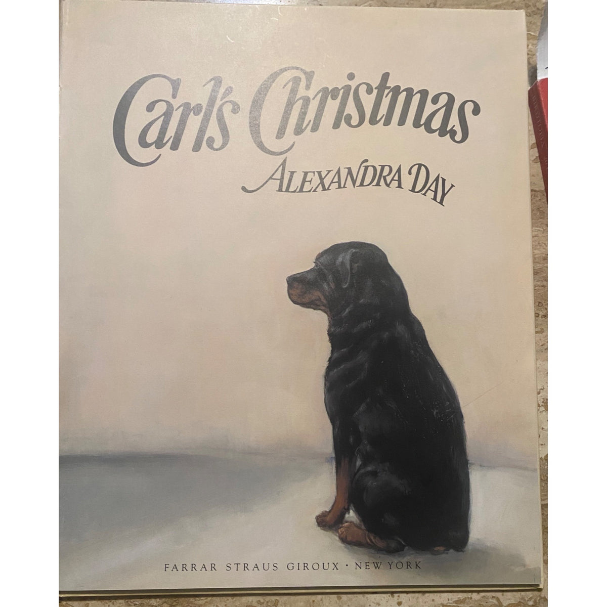 Carls Christmas By Alexandra Day Hardcover Book 1990 Third Printing