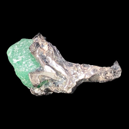Ring Aventurine Size 7 Sterling Silver Rustic