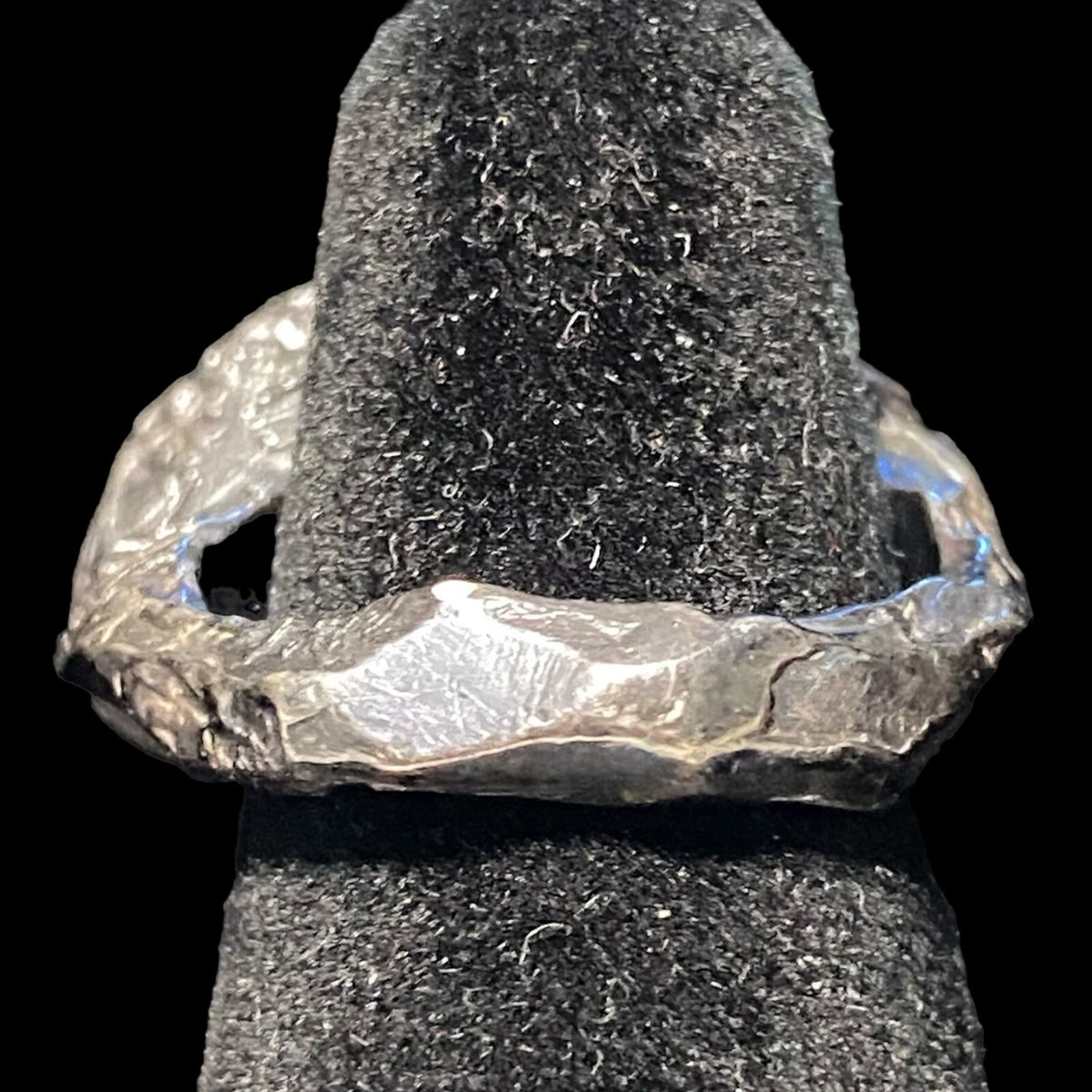 Ring Aventurine Size 7 Sterling Silver Rustic