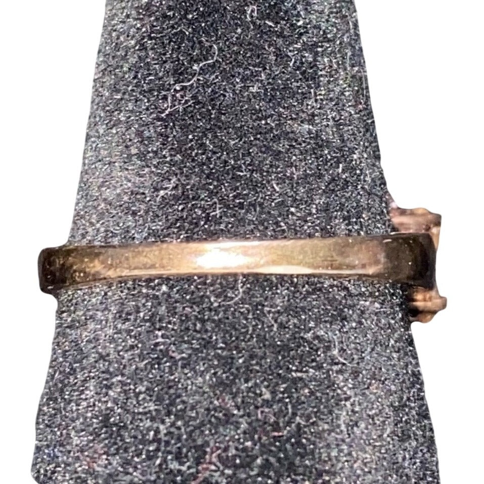 Ring 20 Gemstones Size 7 7.025 Carats Pale Pink Tourmaline .373 Carats Diamonds Women Sterling Silver 925 Gold Over Silver Vermeil
