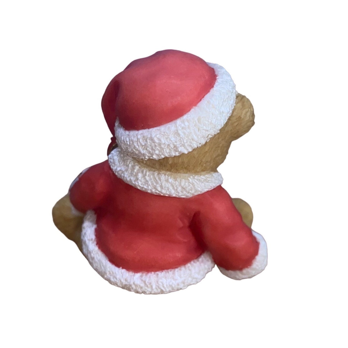 Enesco Cherished Teddies Christmas Figurine 2000 Bears In Santa Outfits Collectible Holiday Decor