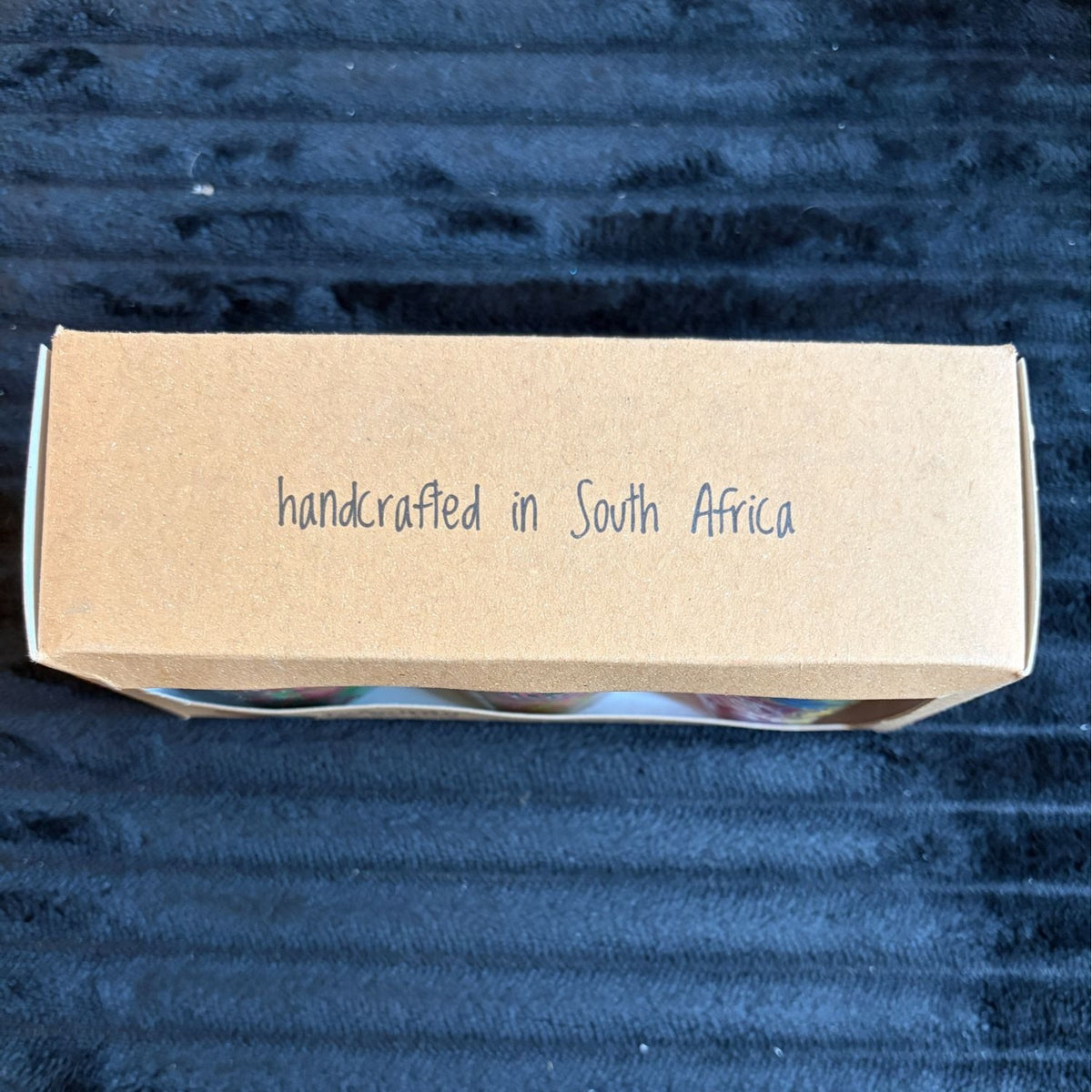 Nobunto Shahida Handcrafted Fair Trade 3 2.5" Candle Set From South Africa - Multicolor Unique Votive Design Each Candle Hand-Made & Painted