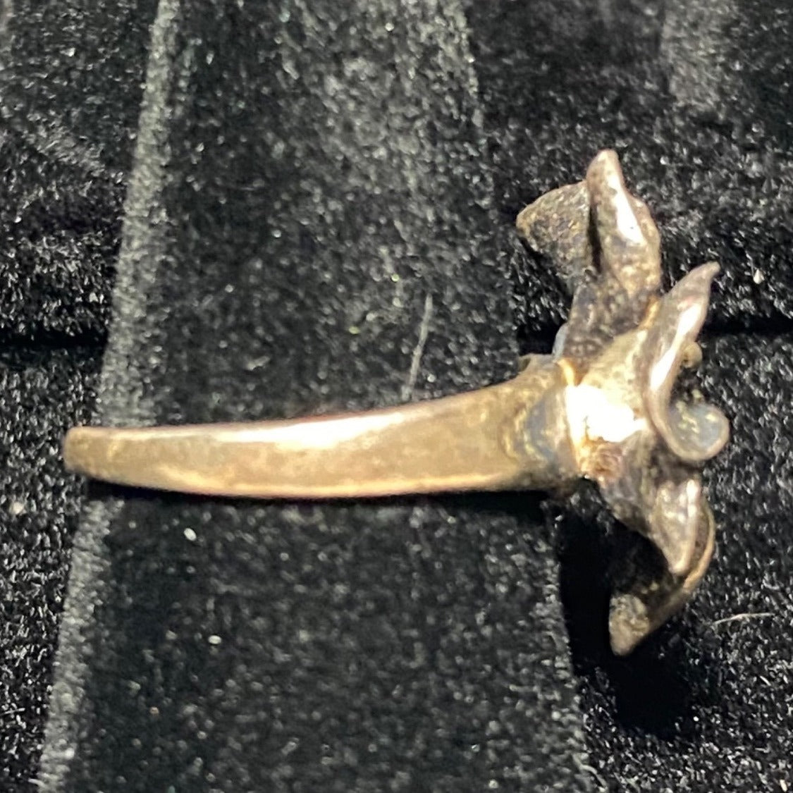 Ring Lily Flower Size 6.5 Sterling Silver Tested Vintage Jewelry