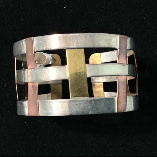 7” Cuff Bracelet Copper Brass Sterling Silver 925 RLM Studio China