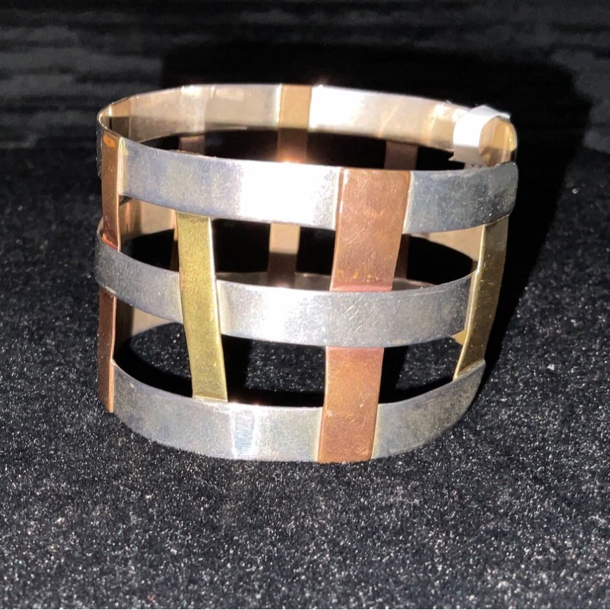 7” Cuff Bracelet Copper Brass Sterling Silver 925 RLM Studio China