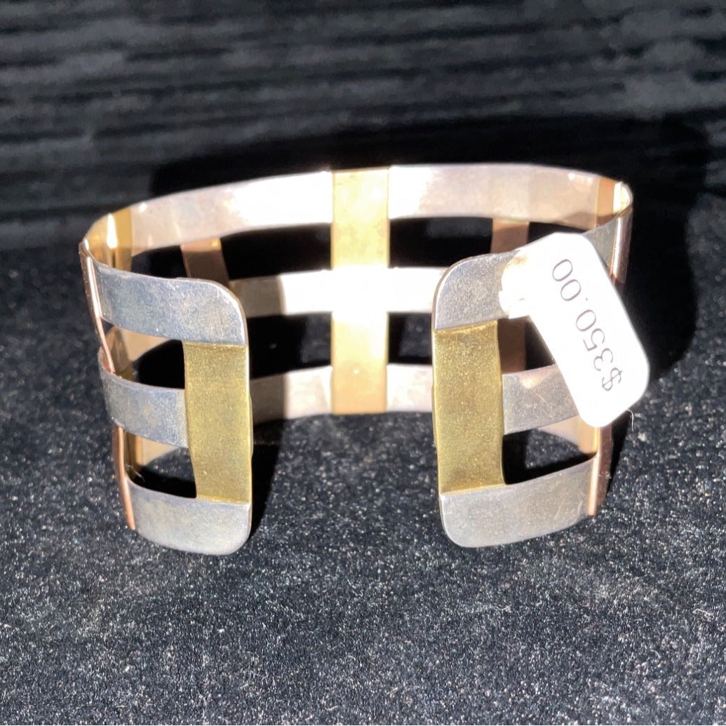 7” Cuff Bracelet Copper Brass Sterling Silver 925 RLM Studio China